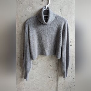 Reformation Luisa Gray Cashmere Sweater Size S